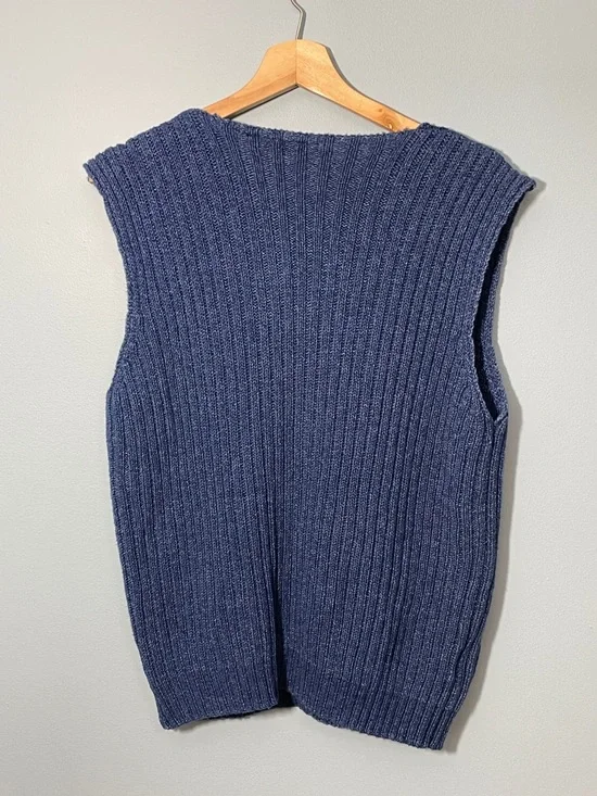 100% Cotton Ribbed Knit Vest - Picture 4 of 13